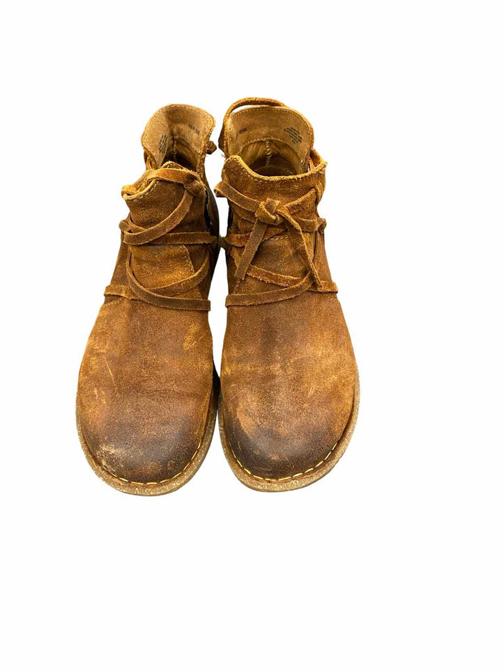 Born Shoe Size 7 Brown Leather Tarkiln Boots(Ankle)