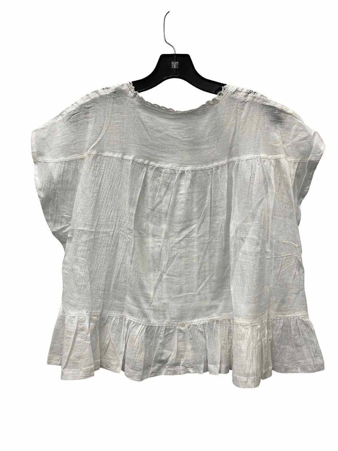 Unknown Brand Size L White Short Sleeve Shirts