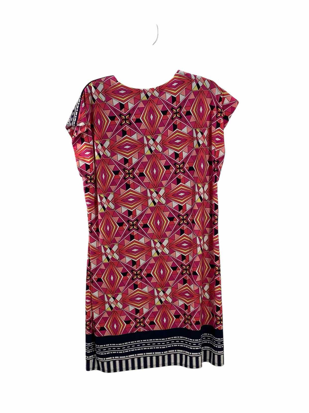 Laundry by Shelli Segal Size L Pink Print Dress