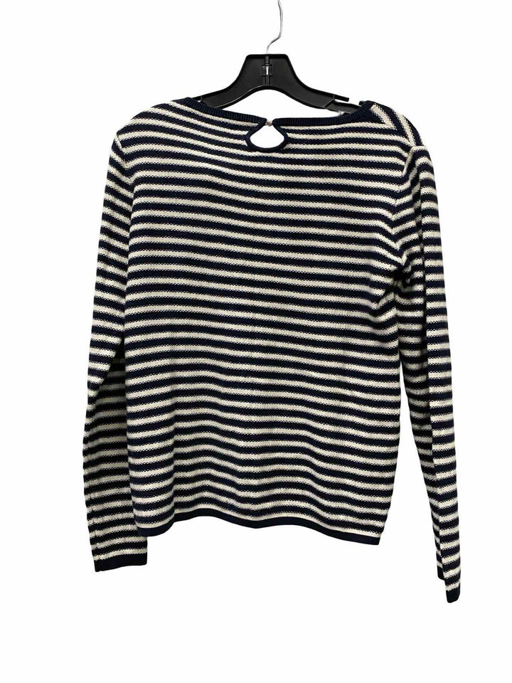 Massimo Dutti Size S Black White Stripe Sweater