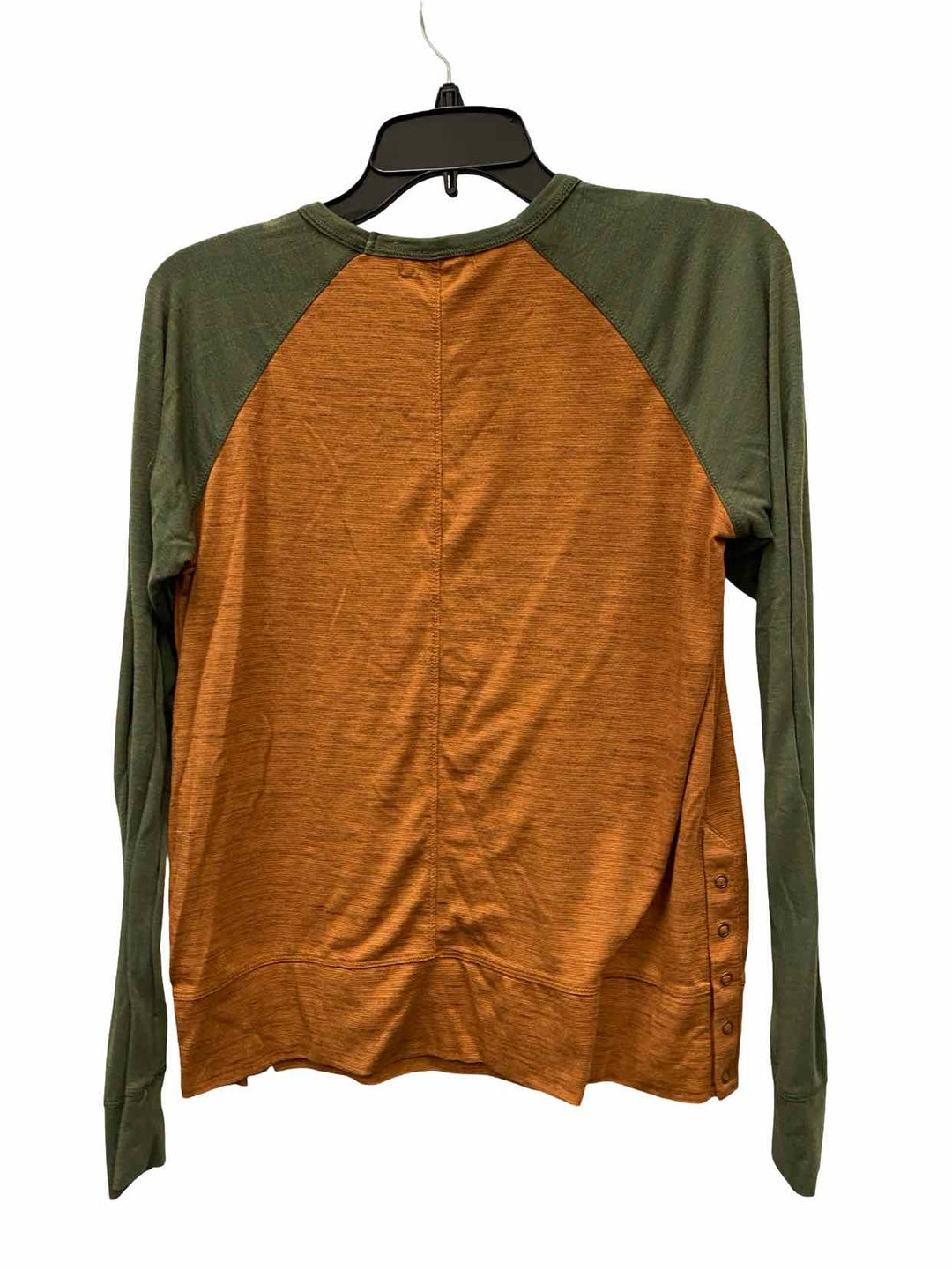PrAna Size S Green Orange Long Sleeve Shirts