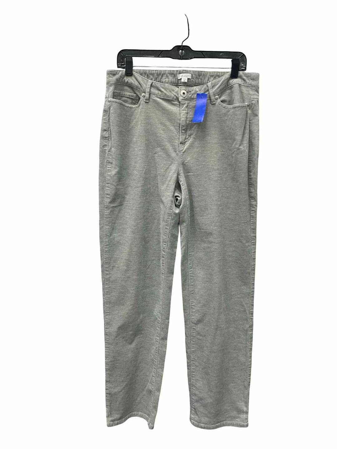 J Jill Size 16 Gray corduroy 98% Cot 2% Span Pants