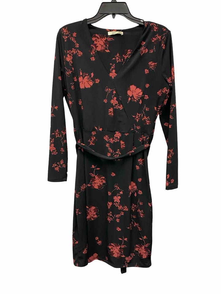 DEX Size S Black Pink Floral Dress