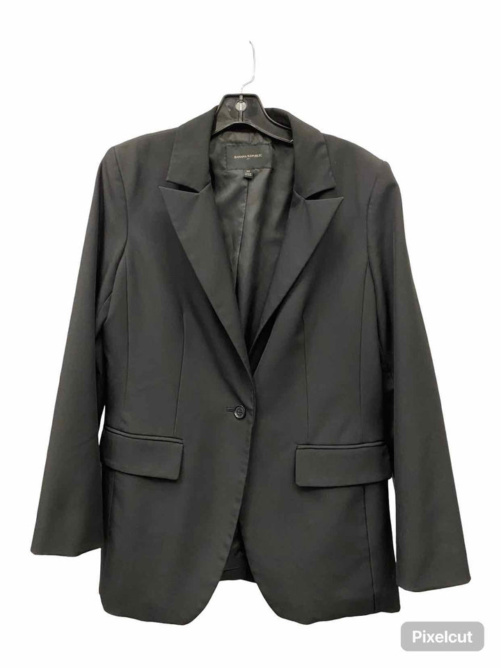 Banana Republic Size 10 Black Blazer
