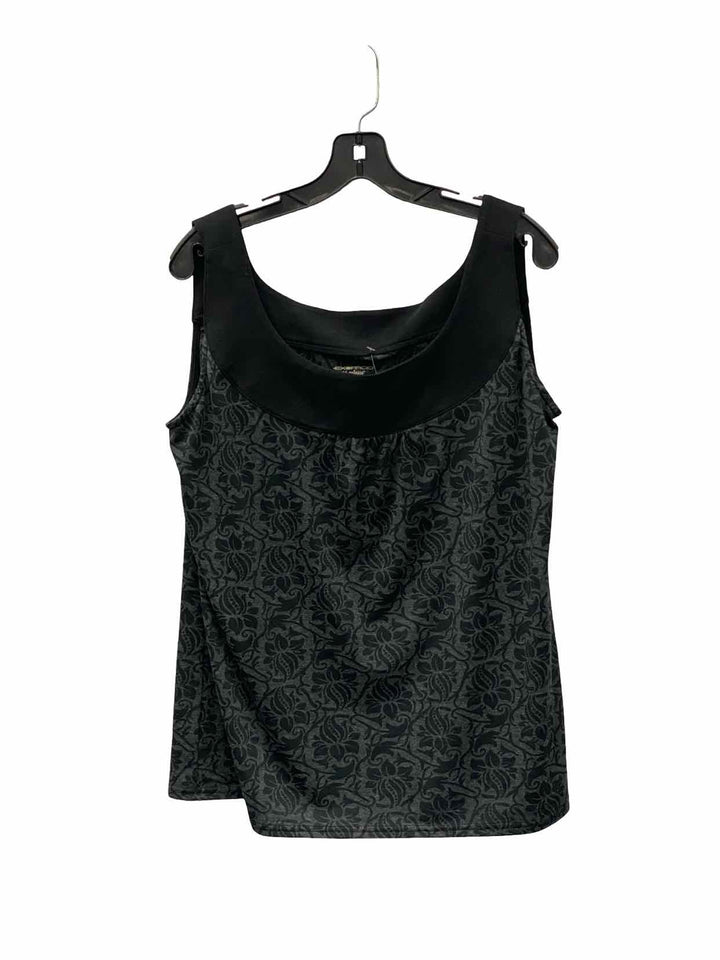 Exofficio Size L Black Grey Tank Top
