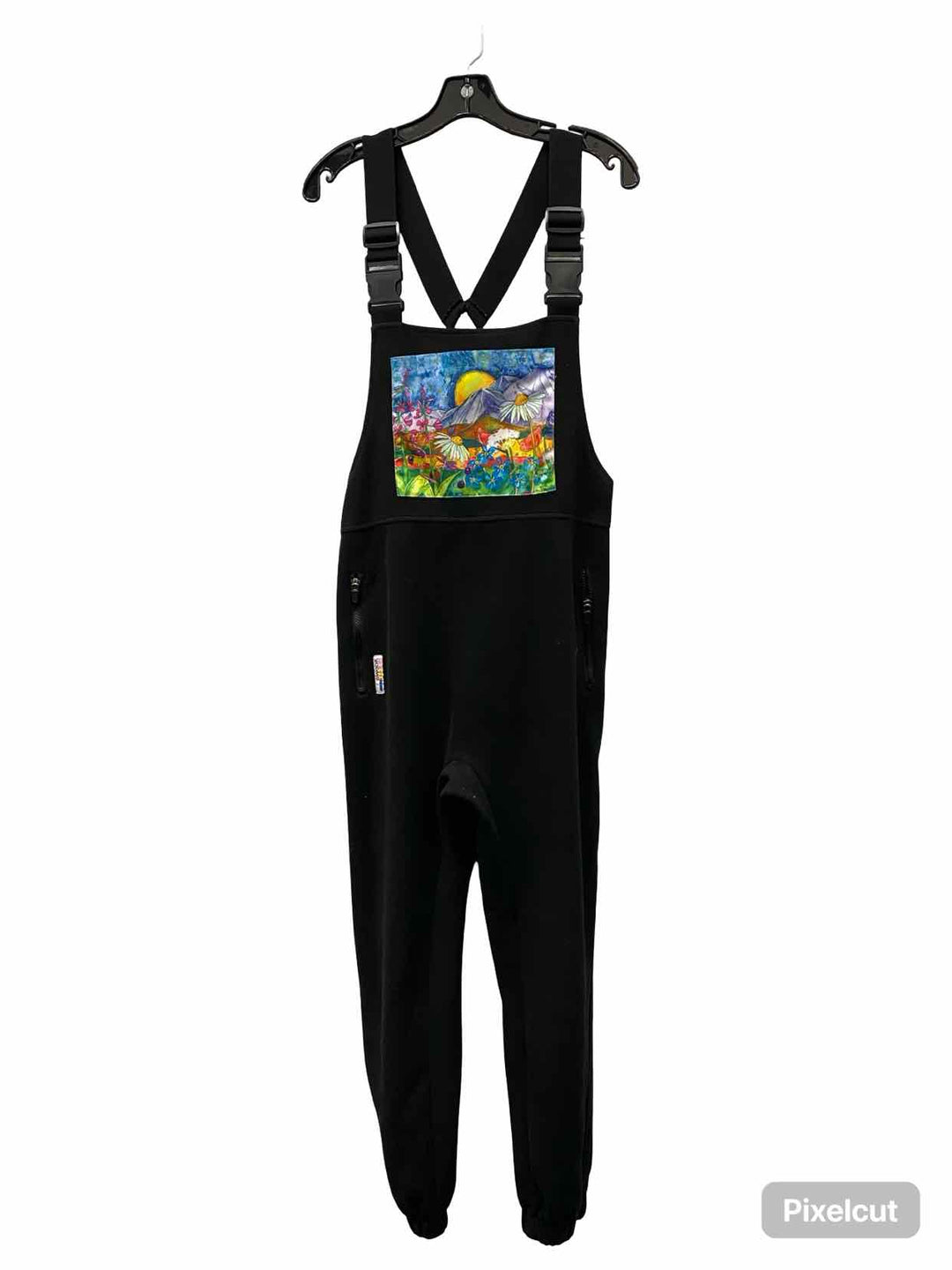 Swoop Size M Black Print Snowpants