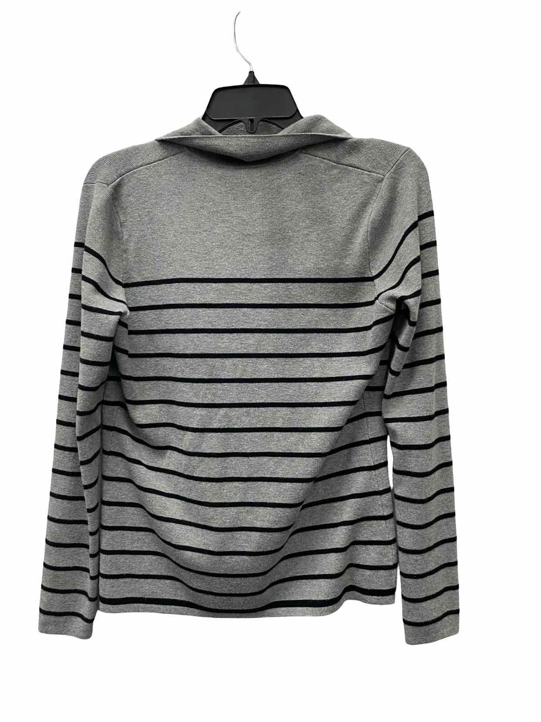 Cyrus Size M Grey Black Striped Long Sleeve Shirts