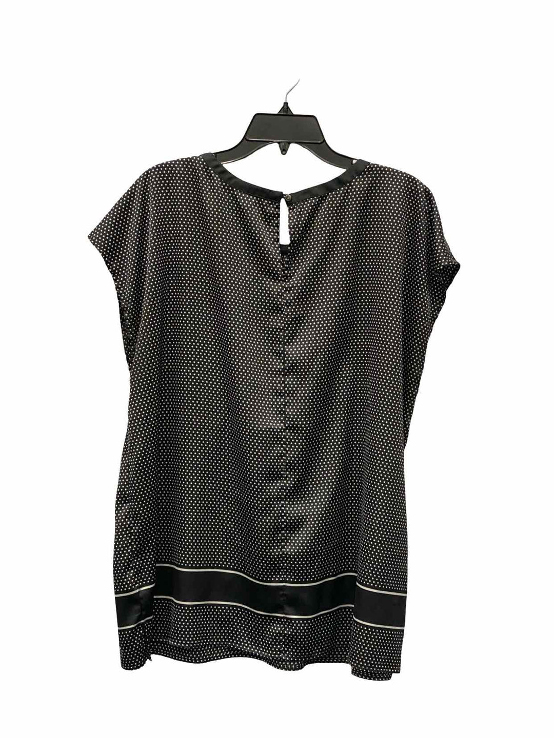 Tommy Hilfiger Size XXL Black White Polka Dot Short Sleeve Shirts