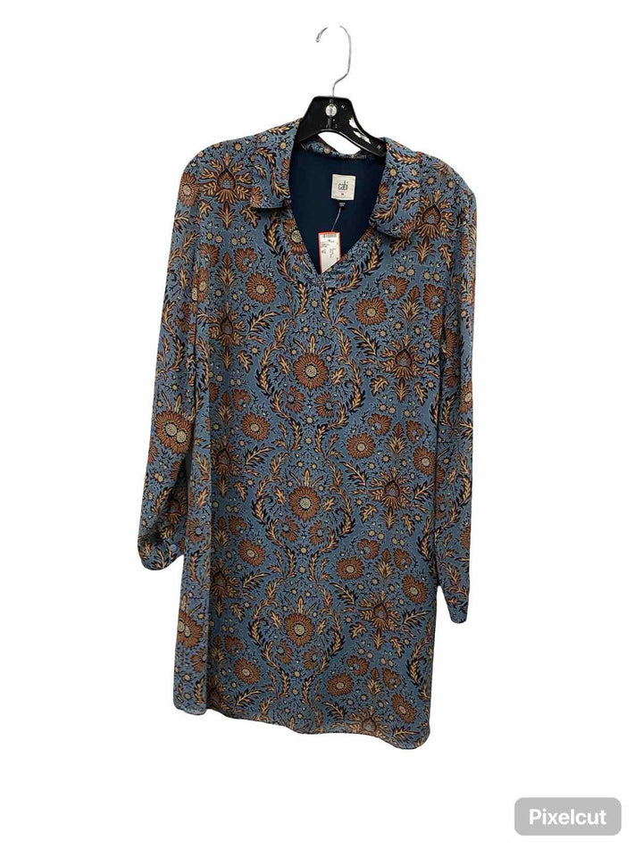 Cabi Size M Blue Red Dress