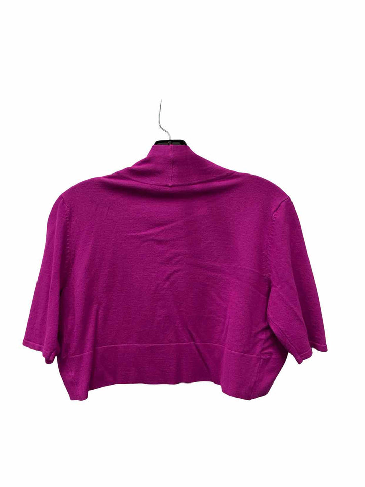 Donna Ricco Size M Purple Short Sleeve Shirts