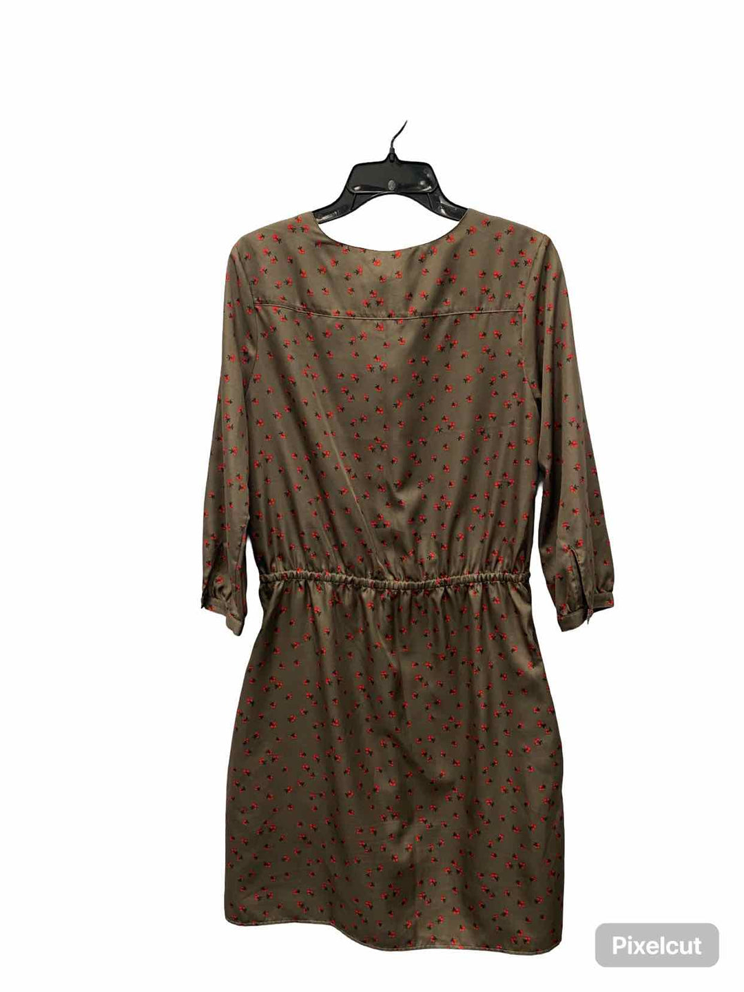 Lands End Size 8 Brown Red Berry Dress