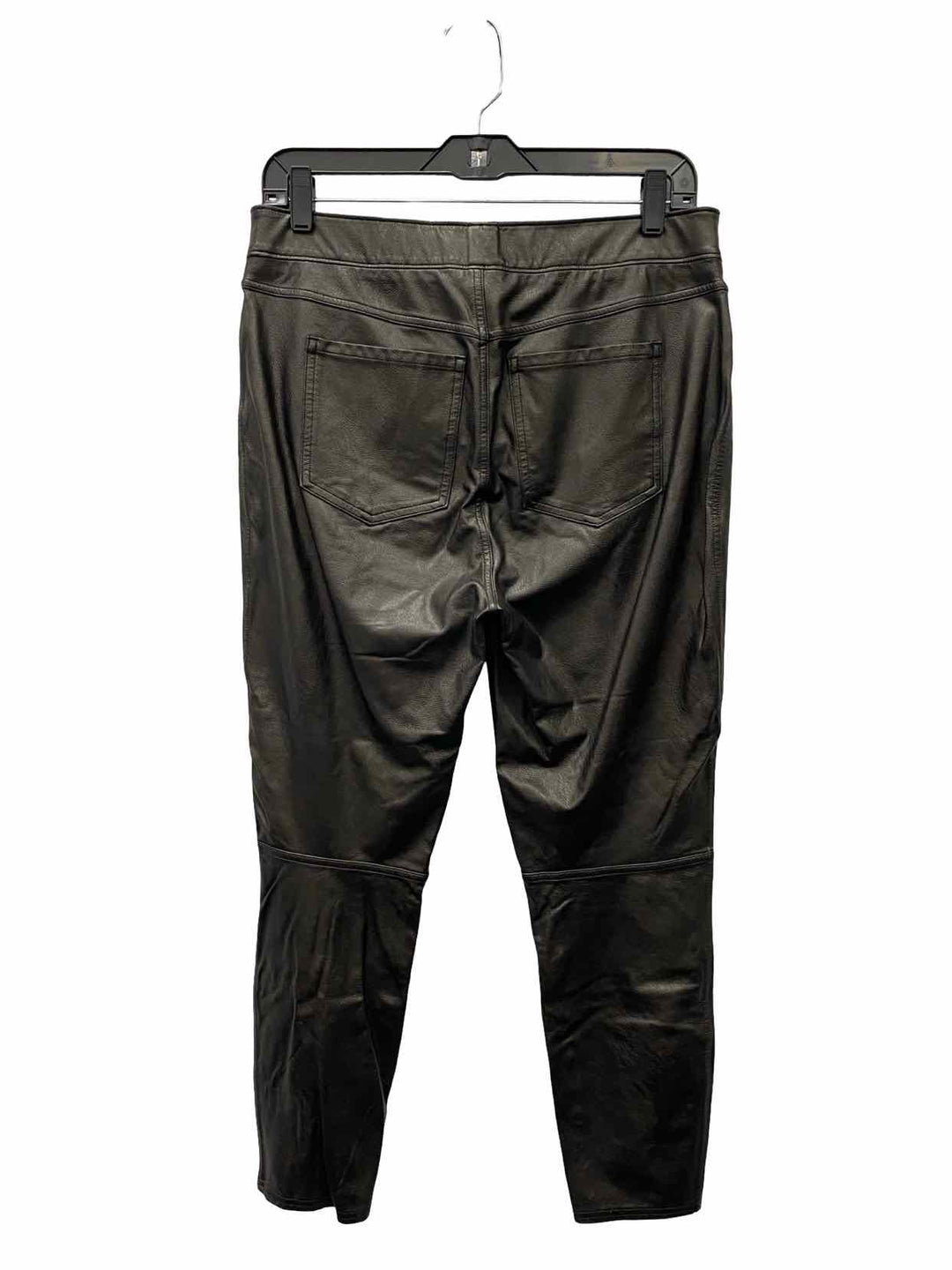 Spanx Size L Black Polyurethane Pants
