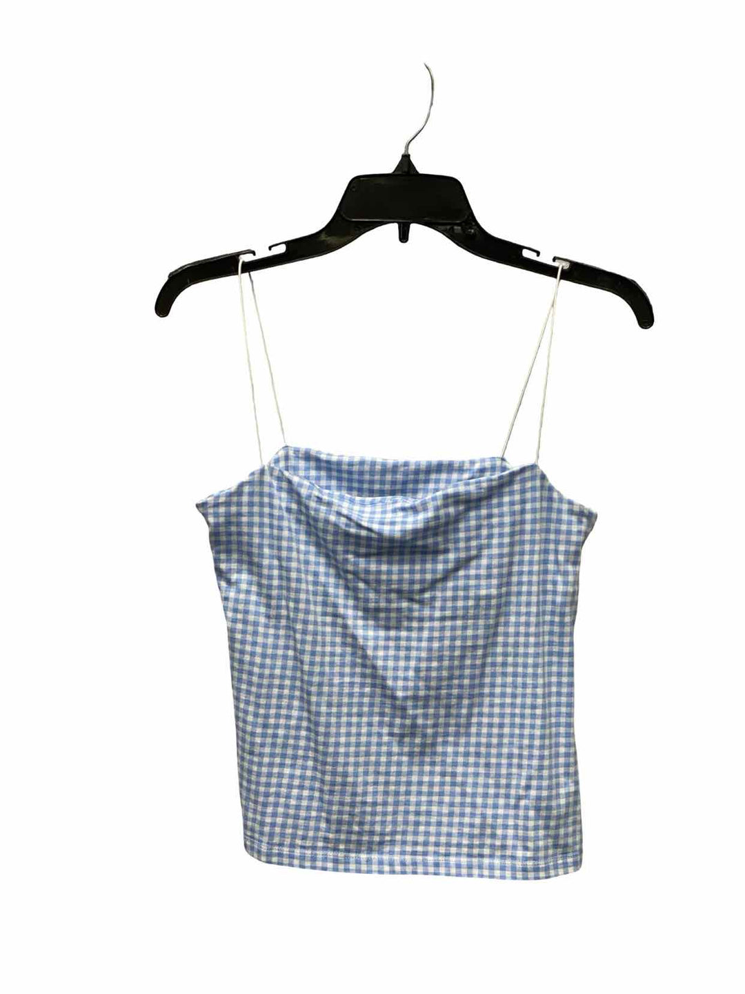 Buttercup Size L Blueish Gingham Tank Top