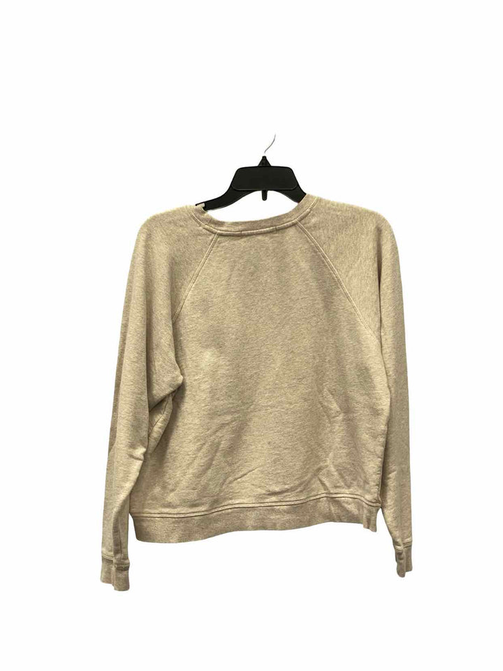 Spiritual Gangster Size Small Beige Print Print Sweatshirt