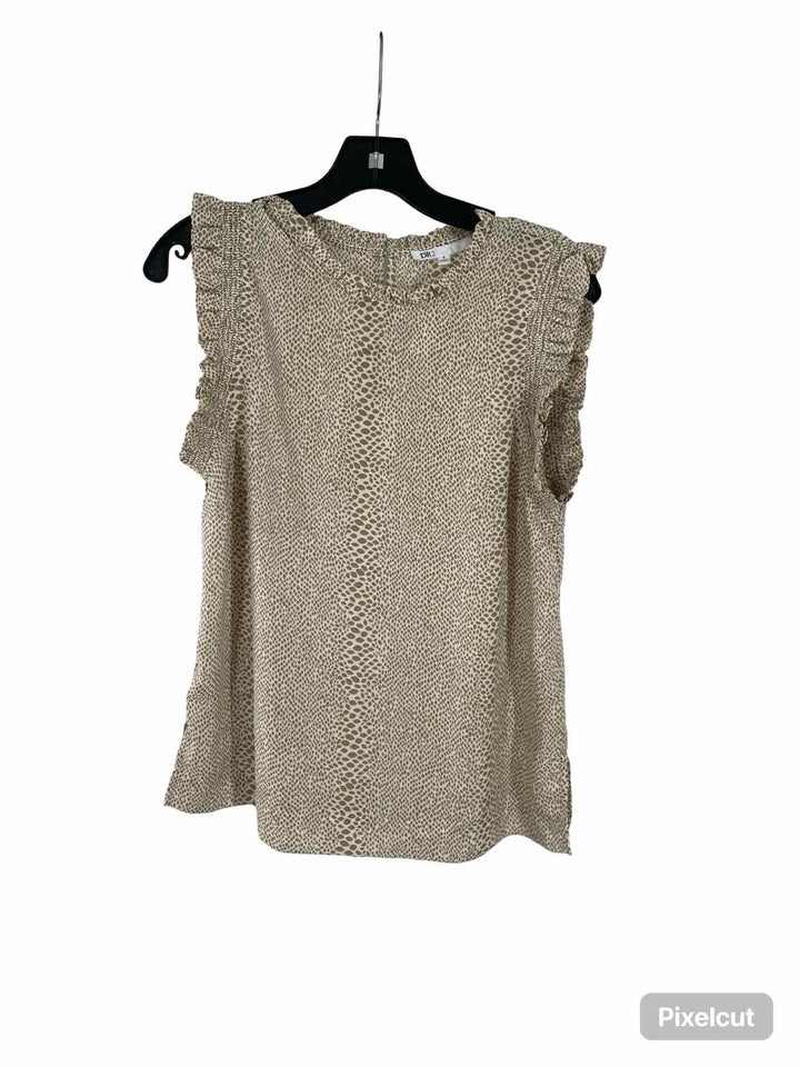 DR2 Size S White Beige Tank Top