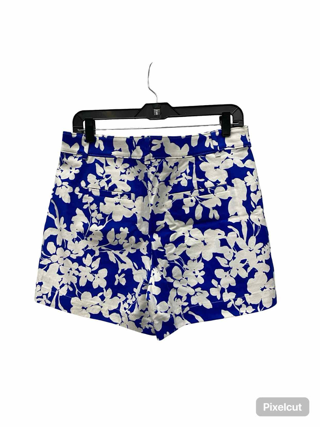Loft Size 8 Blue White Floral Shorts