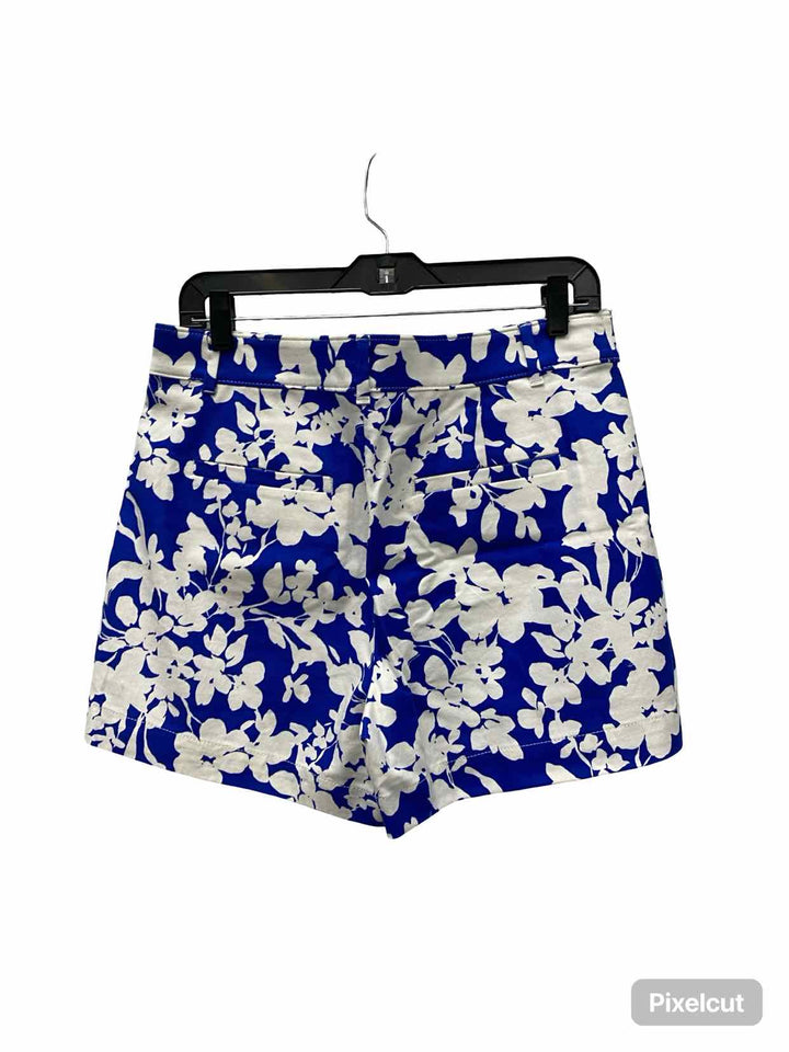 Loft Size 8 Blue White Floral Shorts