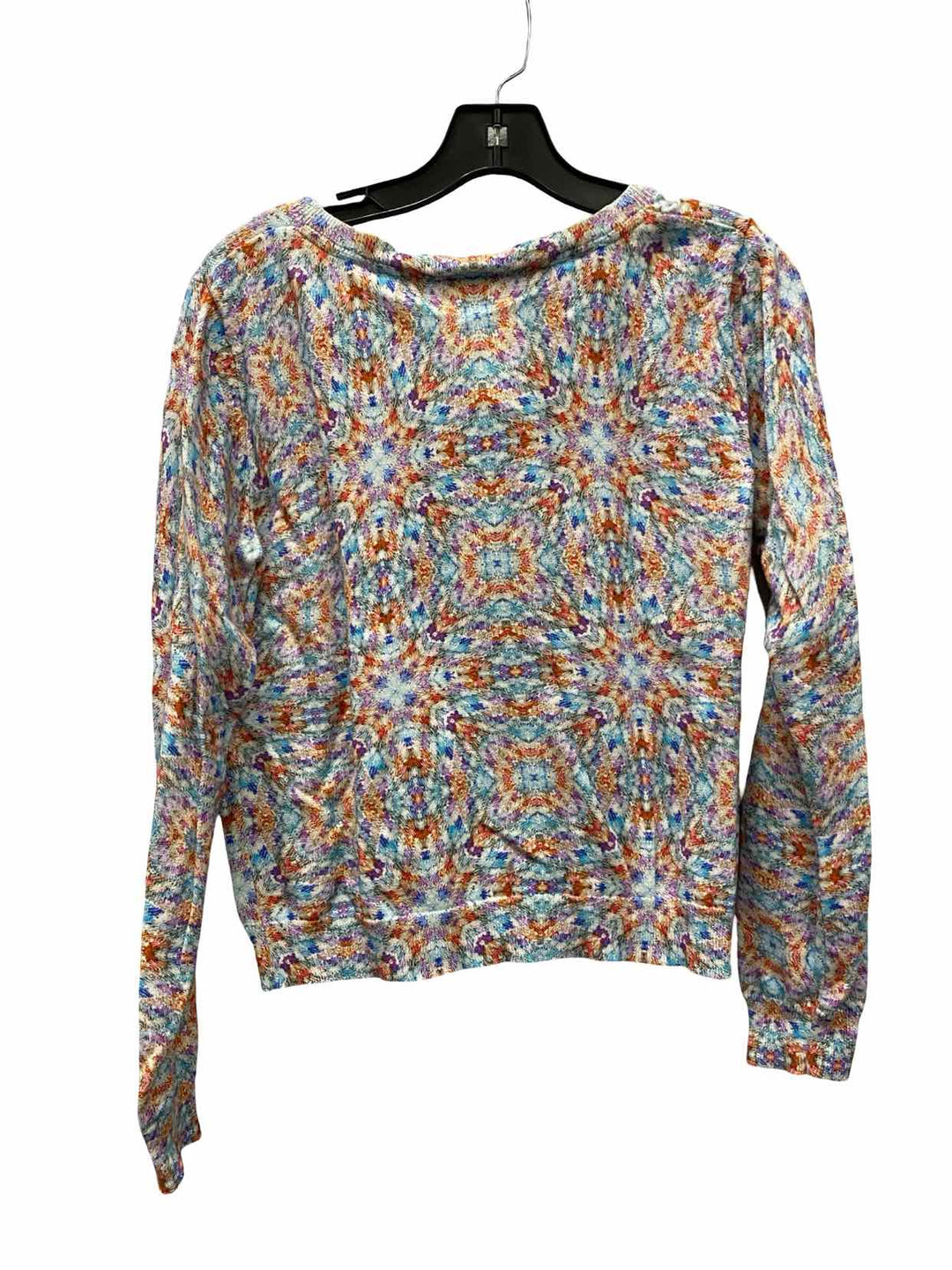 Sundance Size M Blue Orange Print 100% cotton Long Sleeve Shirts
