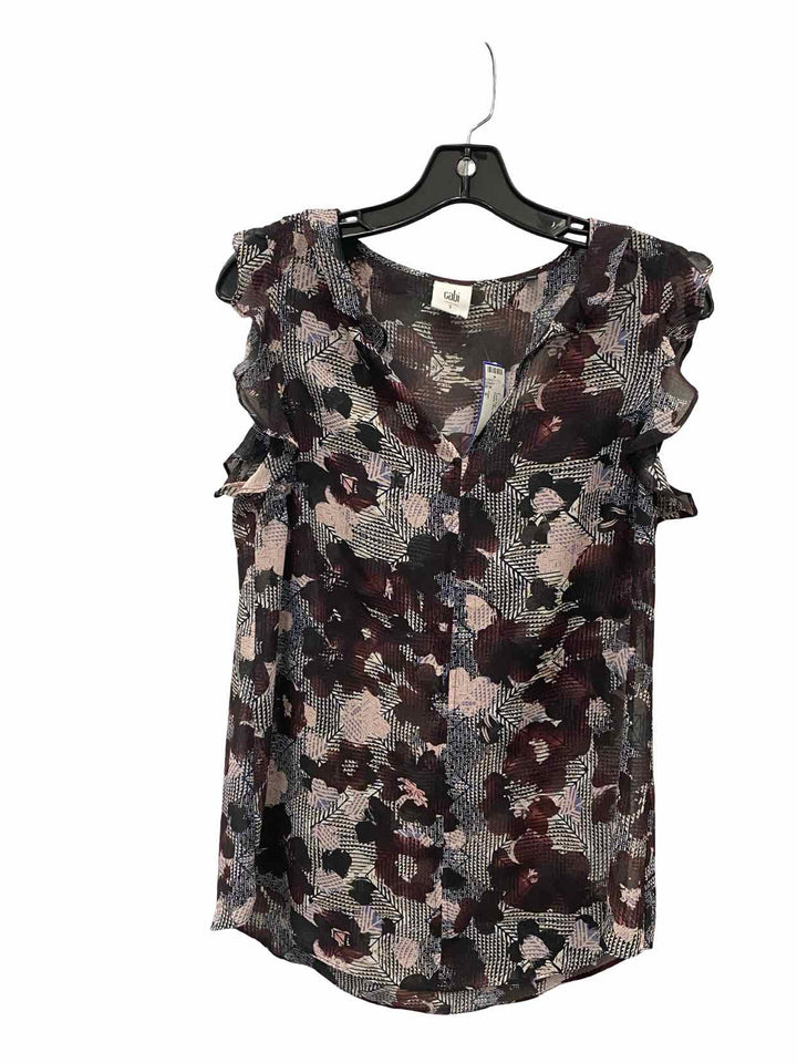 Cabi Size S Purple Pink Print Tank Top