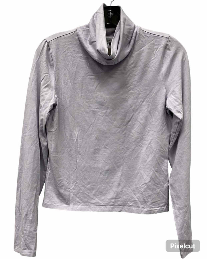 Organic Basics Size M Lilac Long Sleeve Shirts