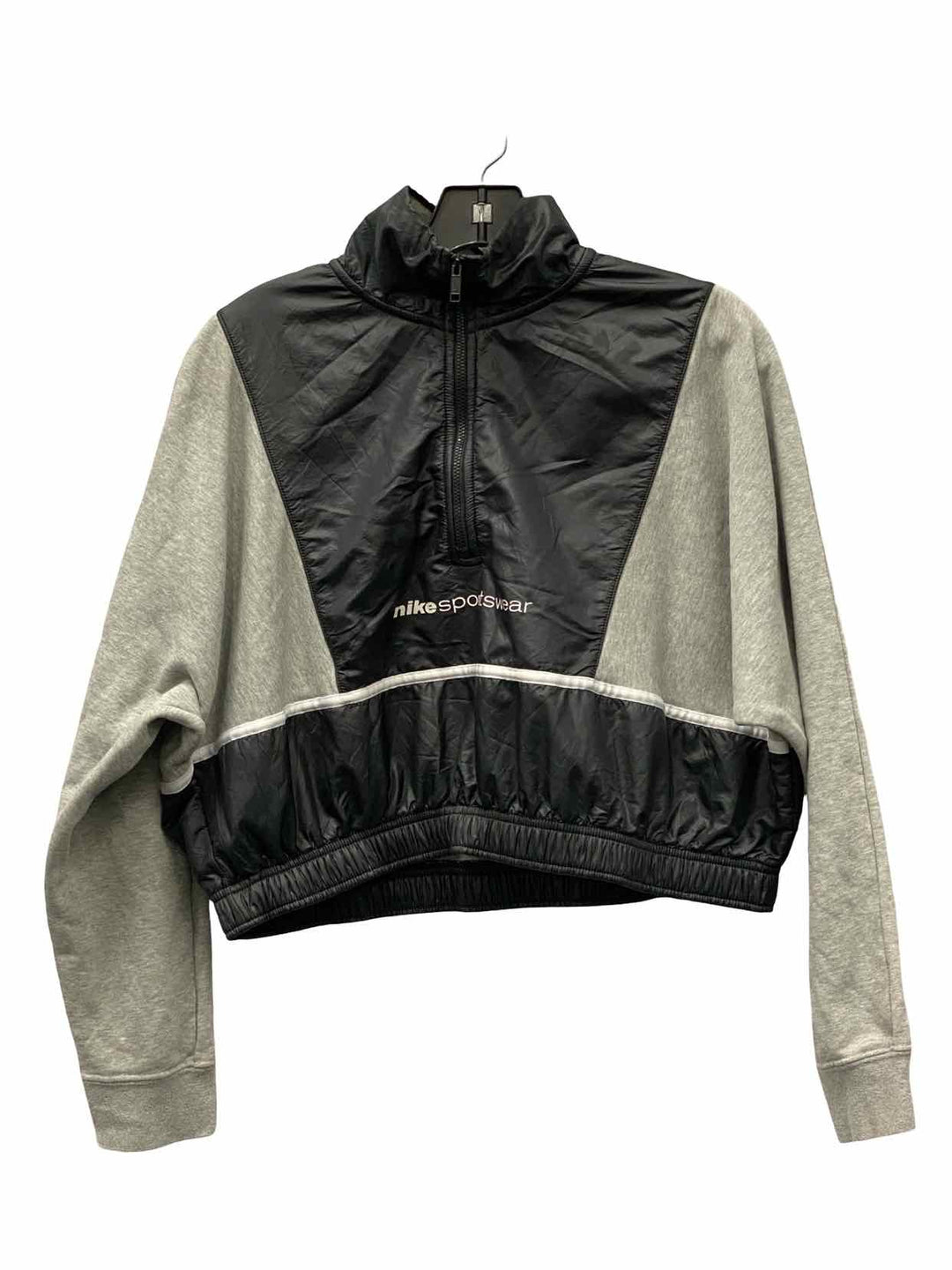 Nike Size L Grey Black Athletic Jacket