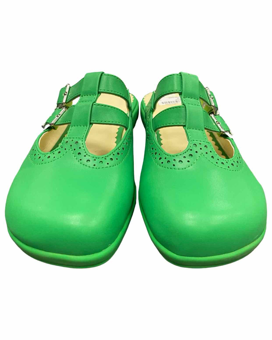 Hot Chocolate Design Shoe Size 38 Green Mary Jane Clogs