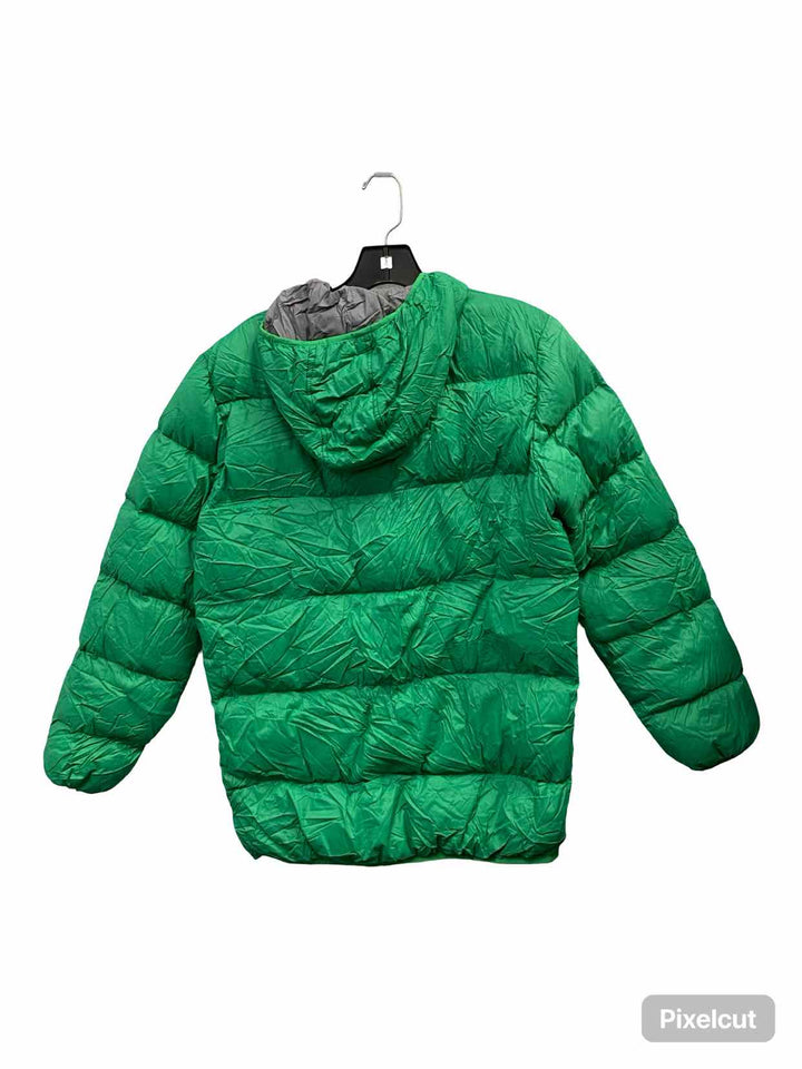 Triple Star Size L Green Puffer Coat(short)