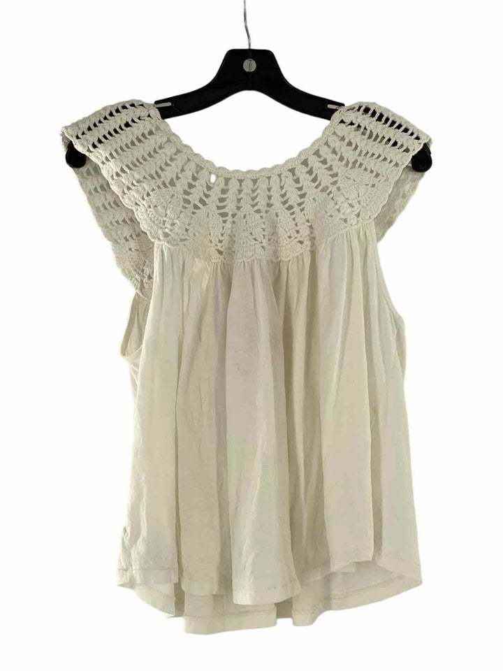 Lucky Brand Size S White Tank Top