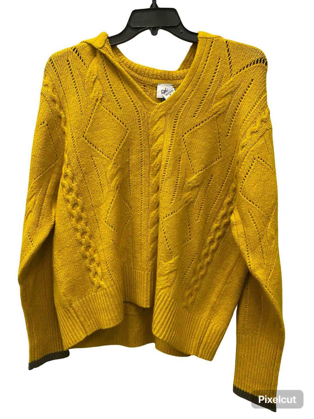 Cabi Size XL Yellow Sweater
