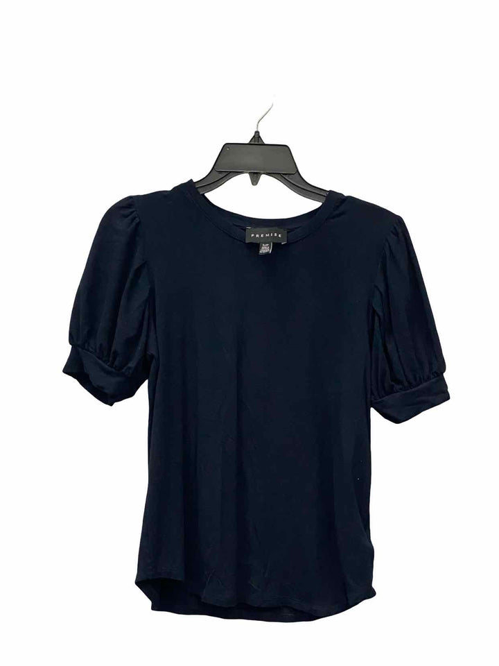 Premise Studio Size S Navy Blue Short Sleeve Shirts