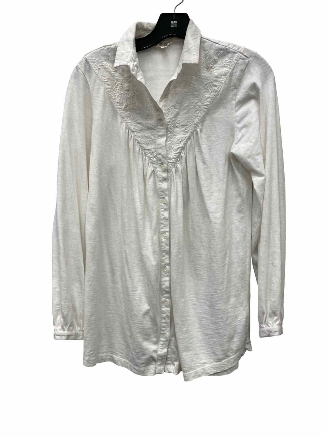 Fat Face Size 4 White Long Sleeve Shirts