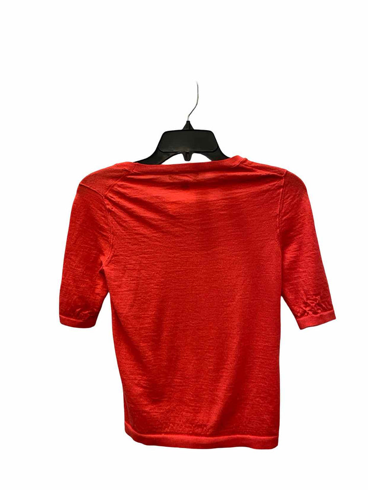 Banana Republic Size S Coral 100% Merino Wool Sweater