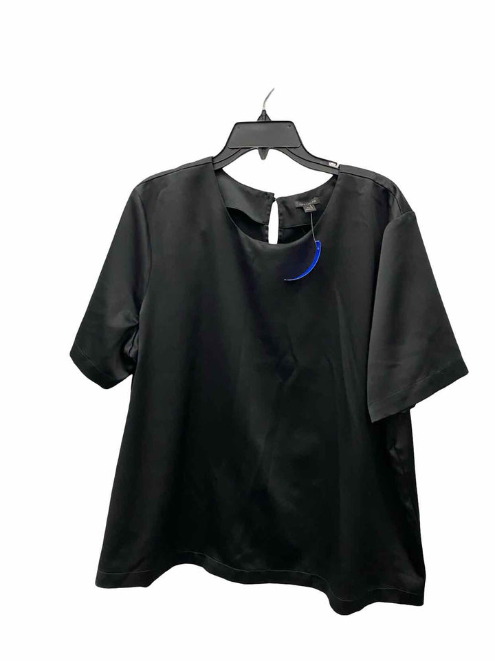 Ann Taylor Size XXL Black Short Sleeve Shirts
