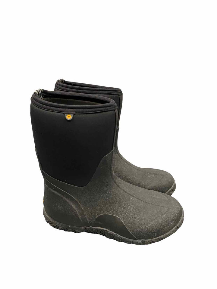 Bogs Shoe Size 8 Black Classic Mid Rain Boots(Ankle)