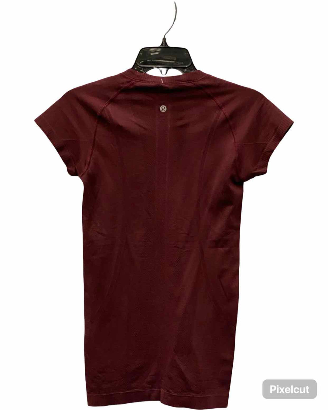 Lululemon Size 4 Marroon Athletic Short Sleeve