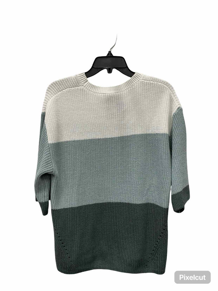 Matty M Size S Blue White Long Sleeve Shirts
