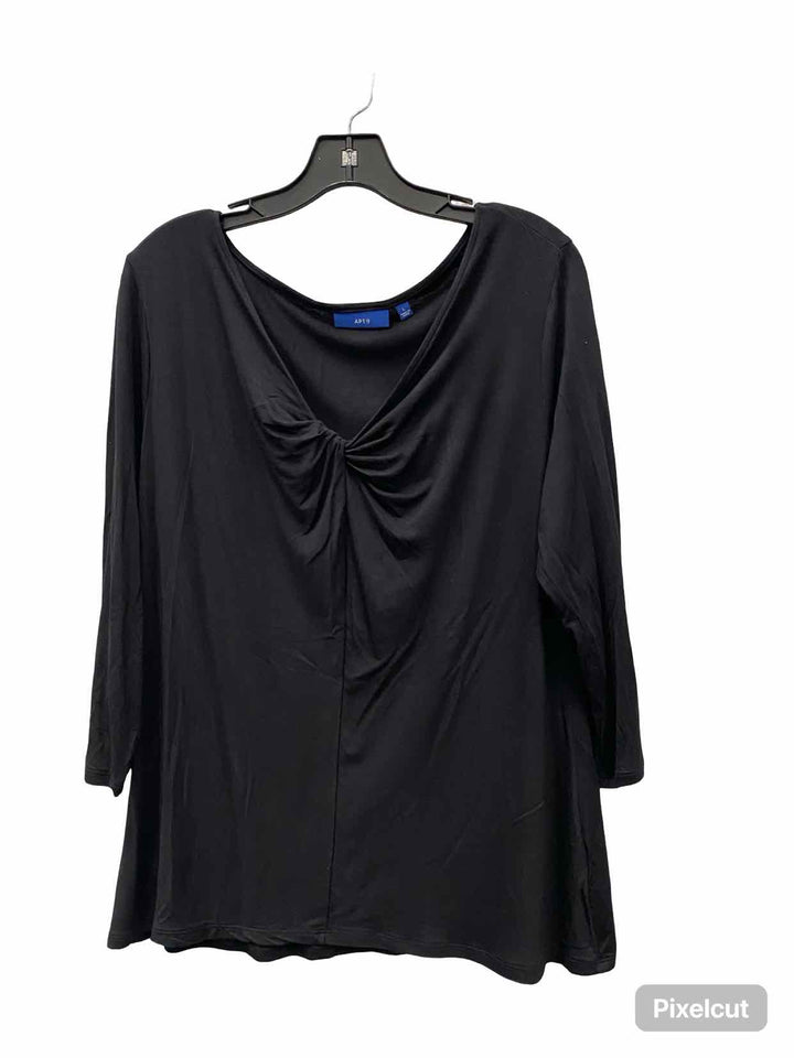 Apt. 9 Size L Black Long Sleeve Shirts