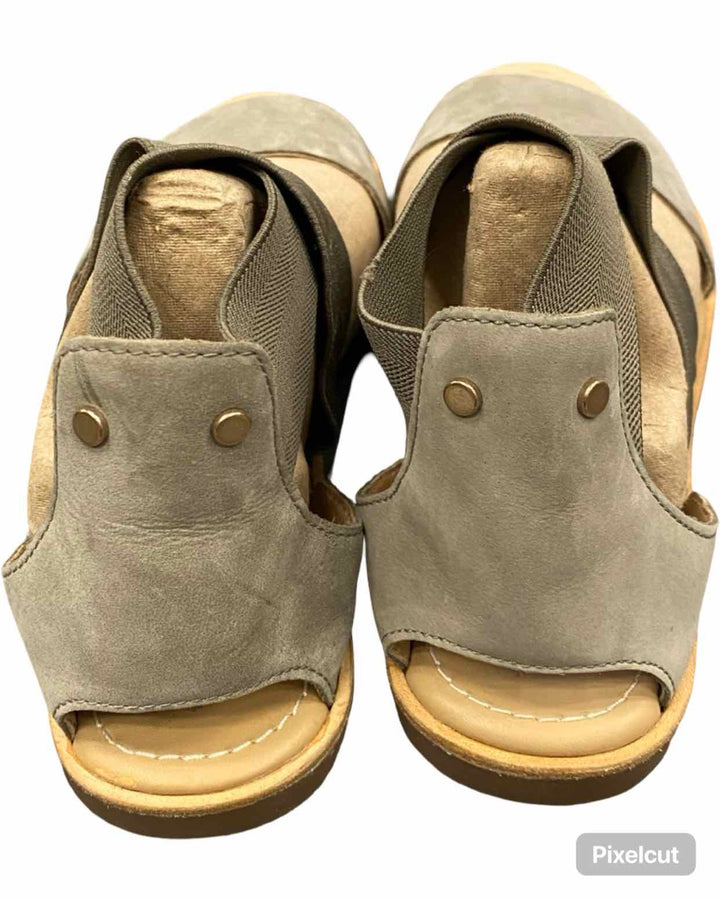 Sorel Shoe Size 9 Olive Leather Ella III Sandals