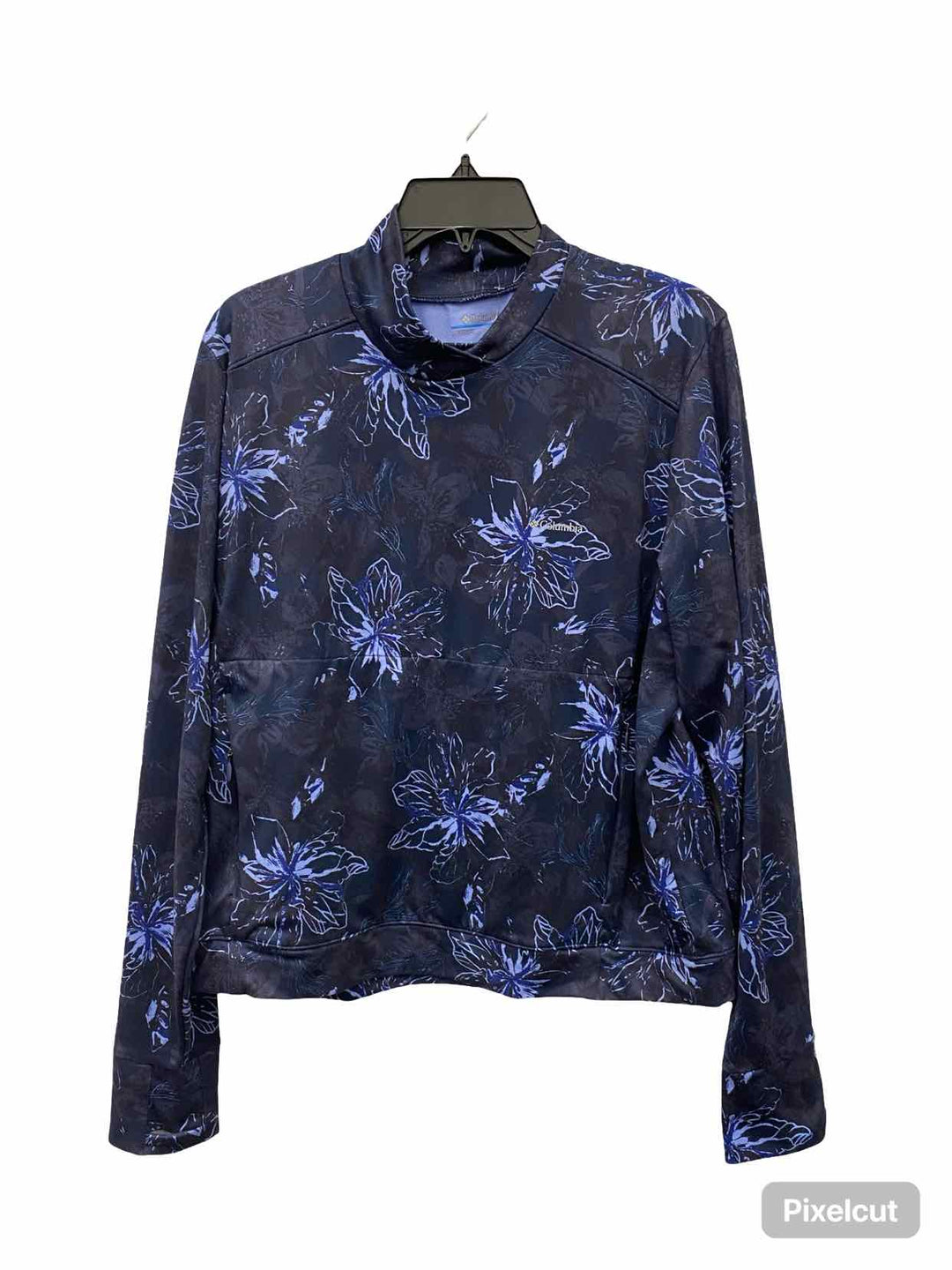 Columbia Size XL Blue Print Athletic Long Sleeve