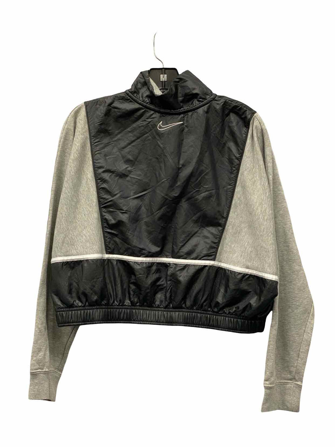 Nike Size L Grey Black Athletic Jacket