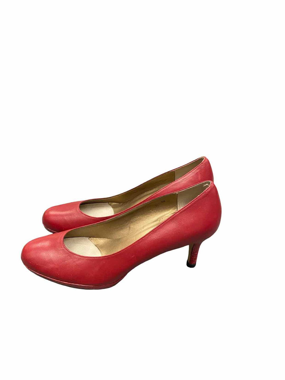 Vaneli Shoe Size 9 Red Leather Heels