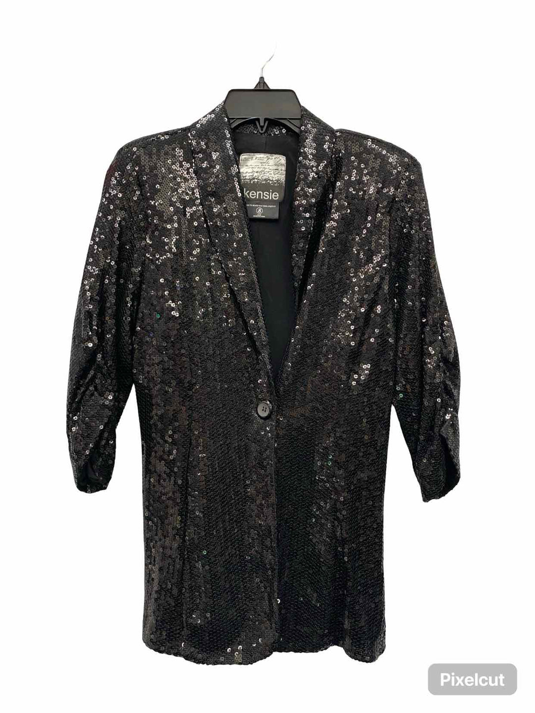 Kensie Size S Black sequined Jacket