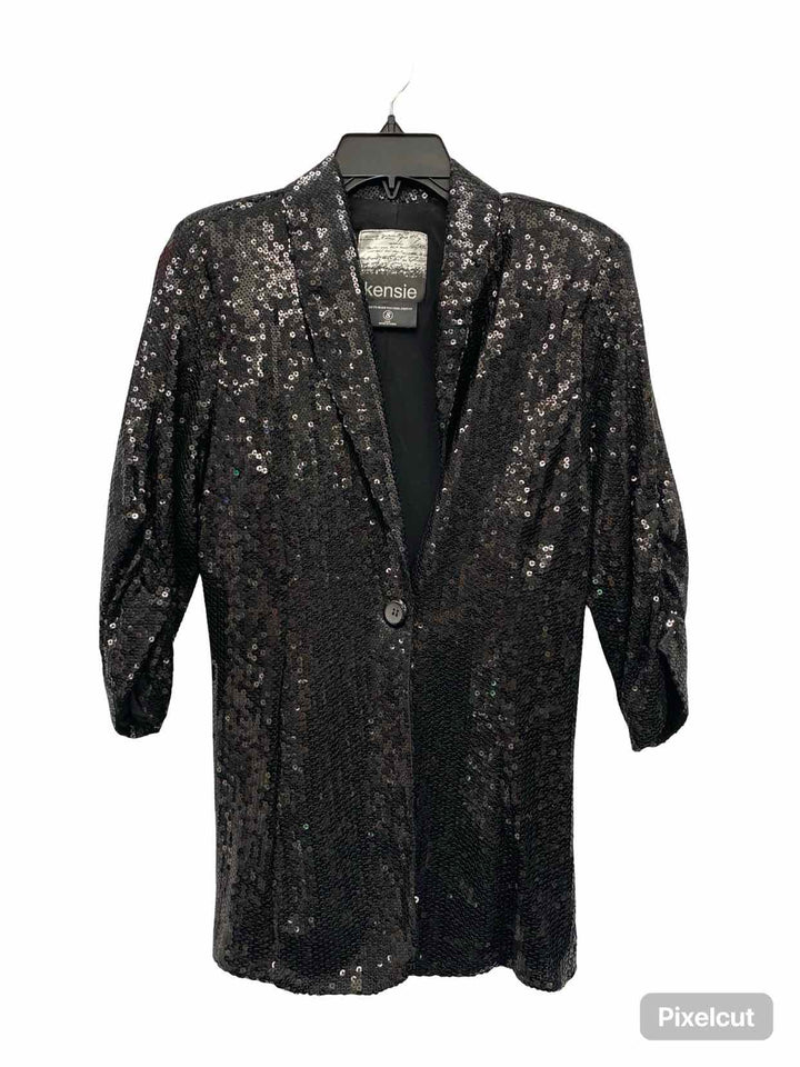 Kensie Size S Black sequined Jacket