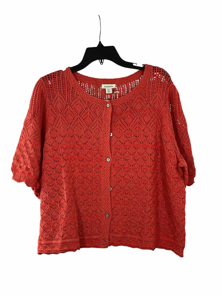 Sundance Size XXL Orange NWT Sweater