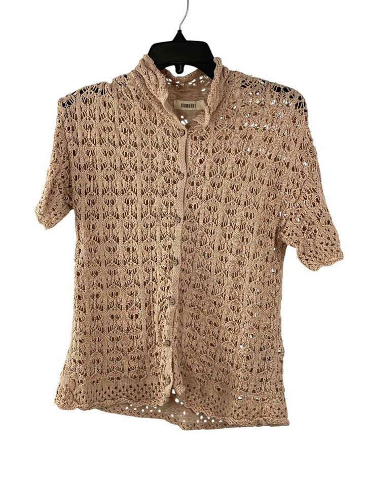 SlowLove Size 4 Beige Sweater