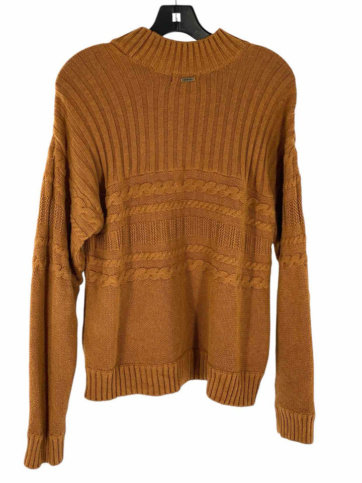 PrAna Size L Burnt Yellow Sweater