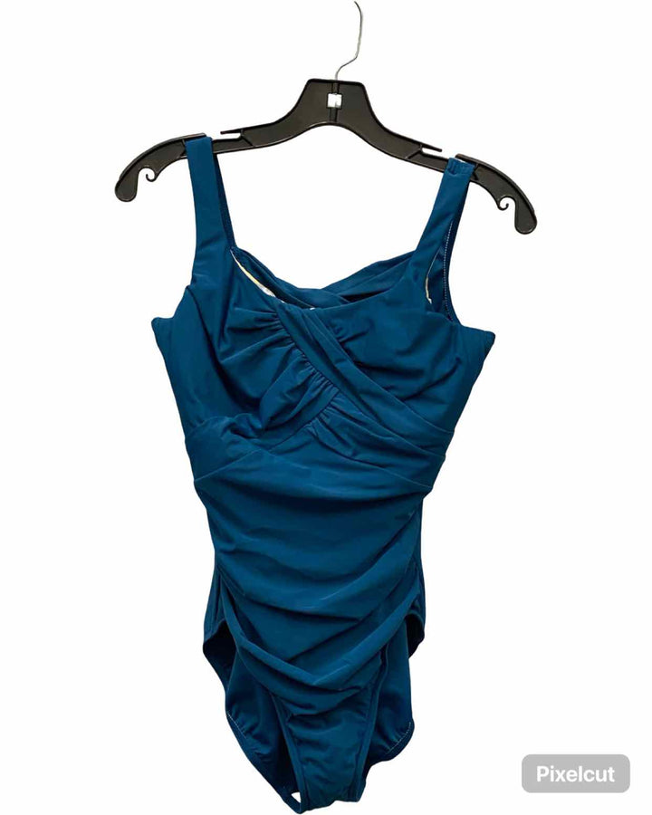 Lands End Size 12 Blue Swimsuit