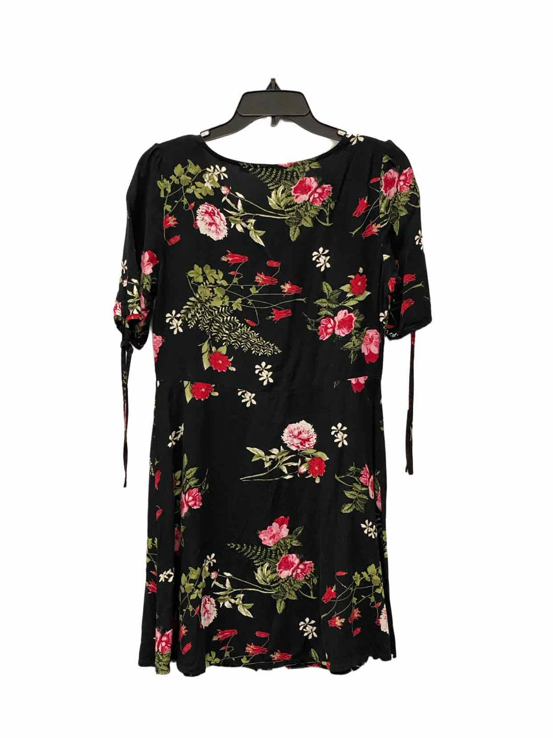 Vera Moda Size M Black Floral Dress