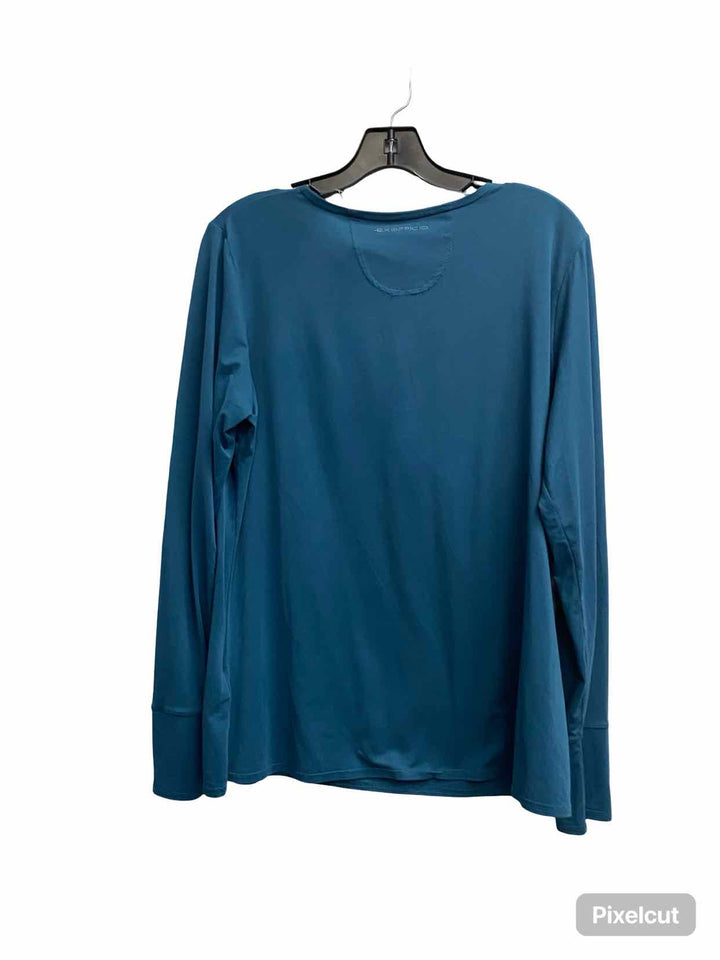 Exofficio Size L Blue Long Sleeve Shirts