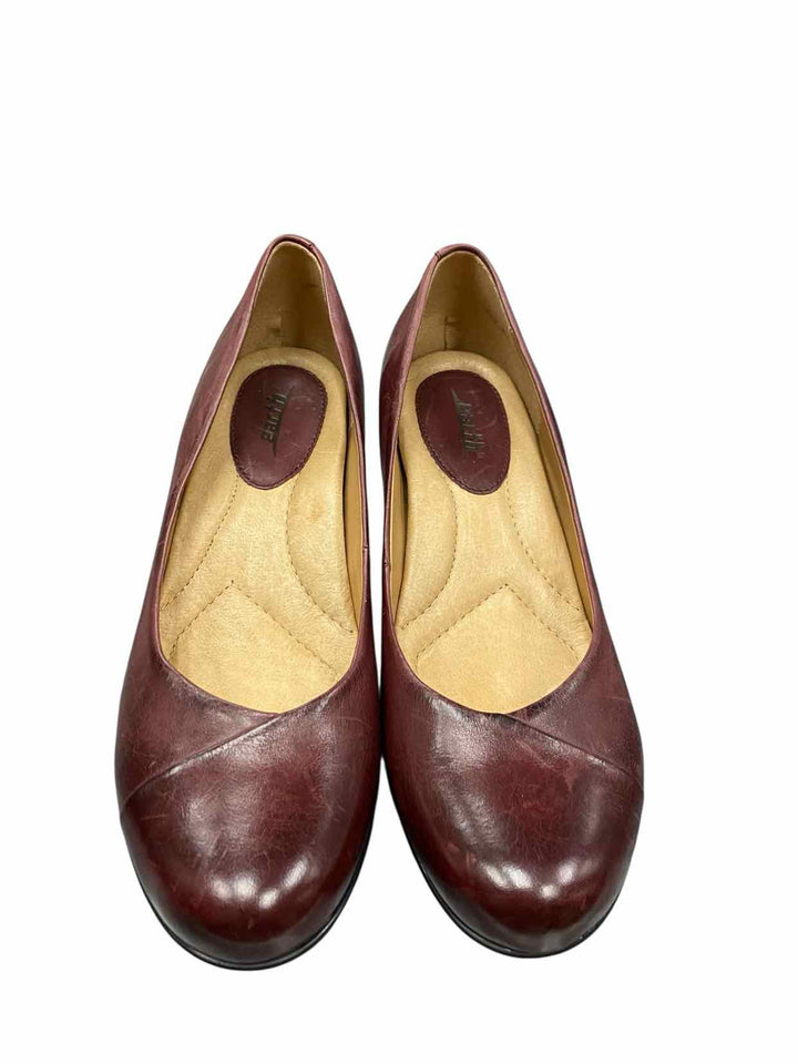 Earth Shoe Size 9.5 Merlot Leather Tamarack Heels